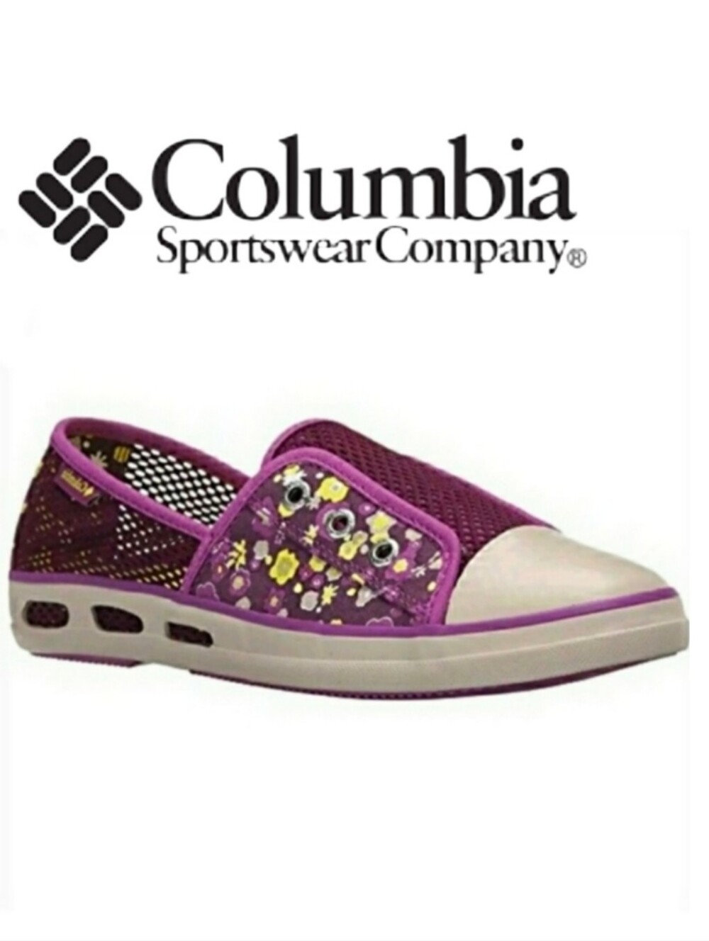 NIB 👟 COLUMBIA purple casual shoes sneaker 6.5Y 8.5W